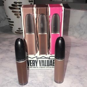 MAC liquid lip color / lip gloss / matte lip stick